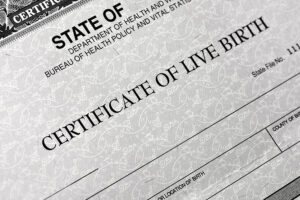 birth certificate